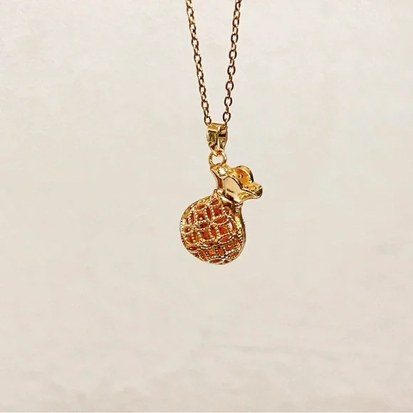 ✨ Good luck”福” bubble money bag Pendant Necklace - Picture 3 of 7